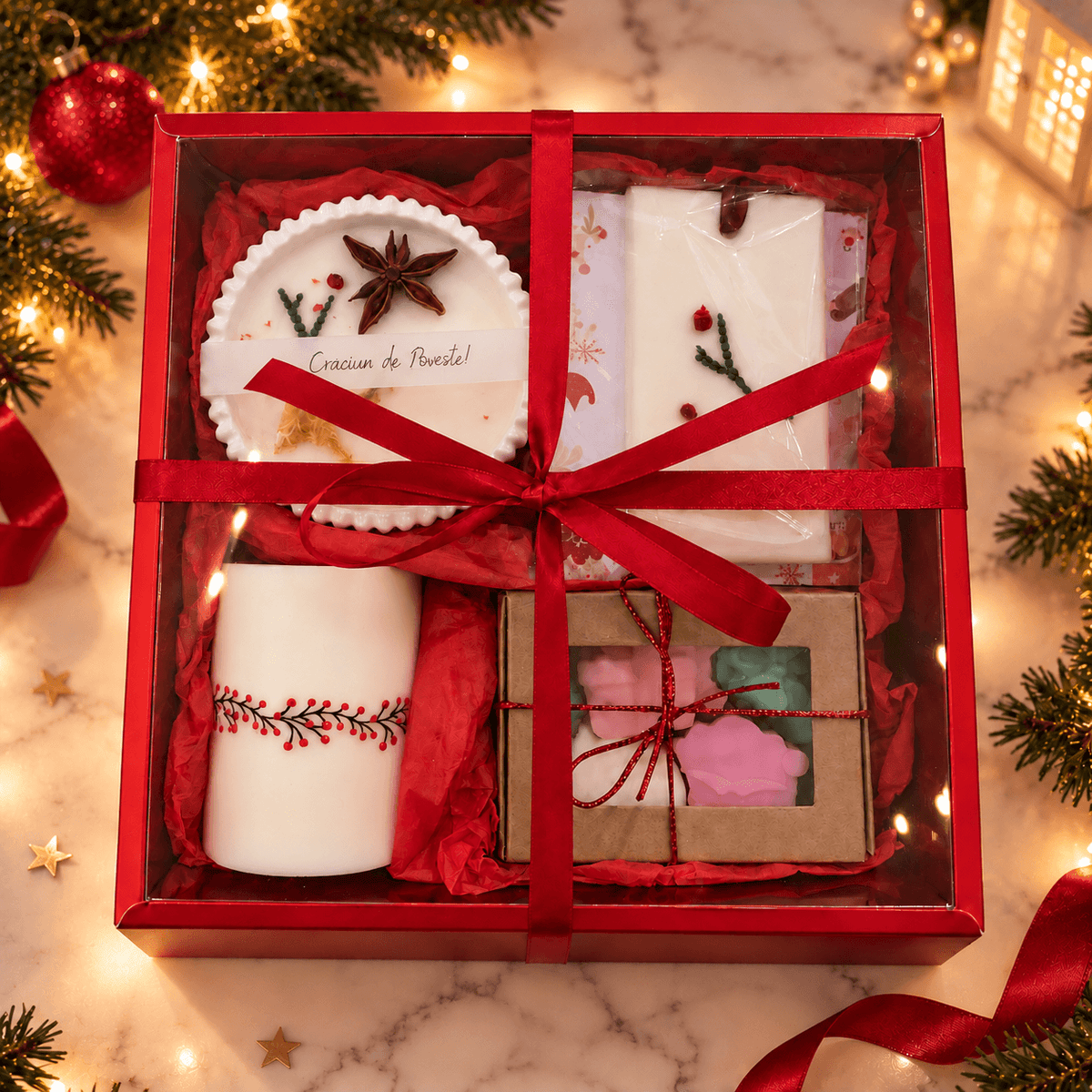 Cadou de Crăciun MYGRACE – Lumânări decorative și produse parfumate