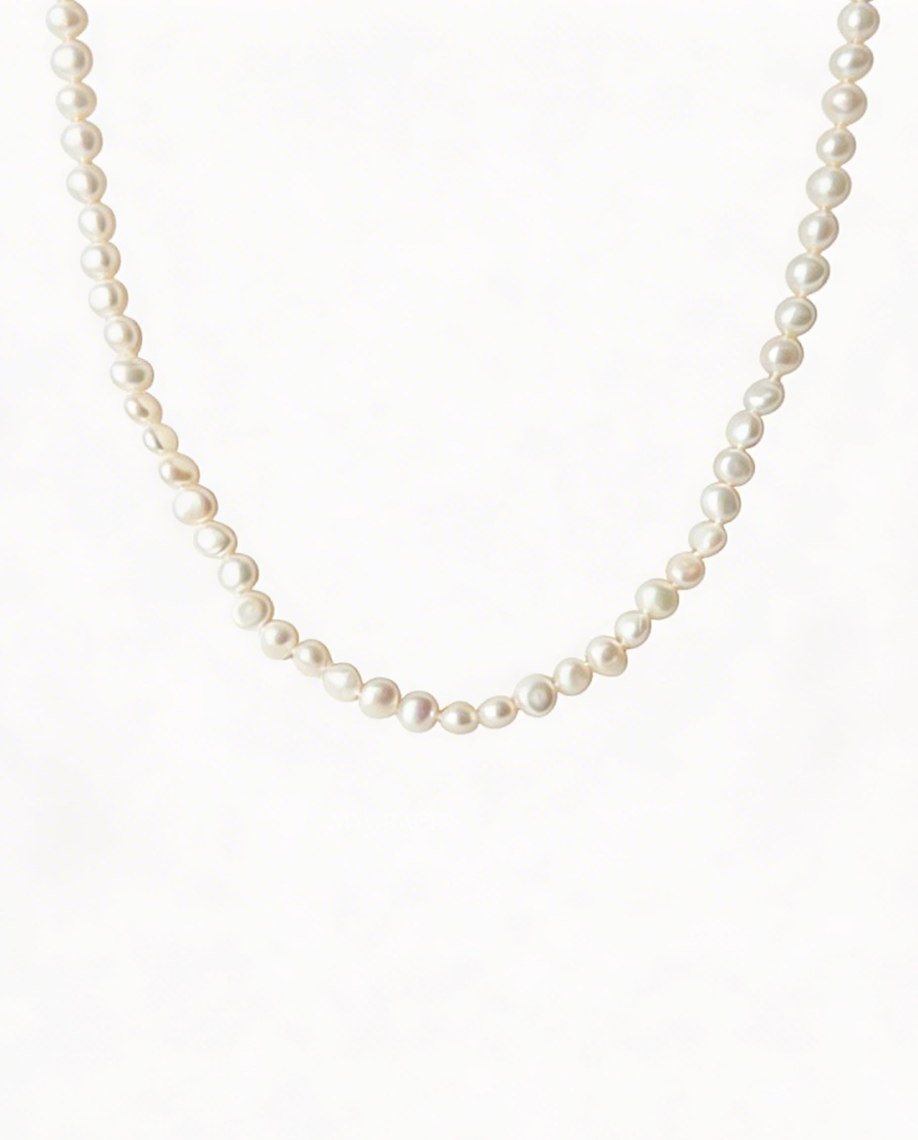 colier perle naturale argint 925 alb 5mm MYGRACE