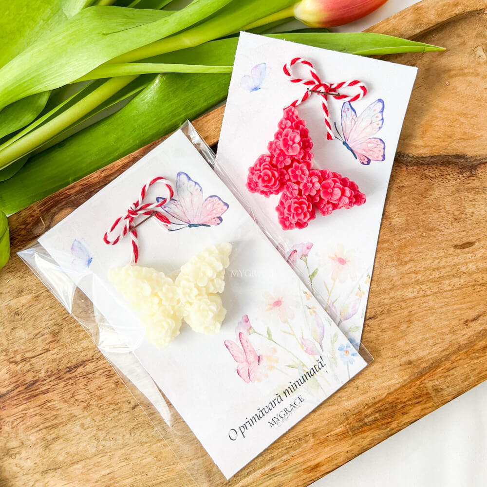 martisor parfumat ceara soia fluture inflorat MYGRACE