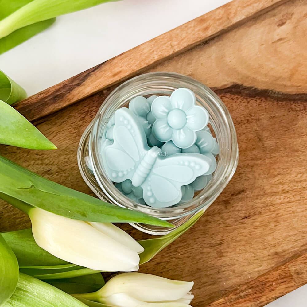 Ceară parfumată, floricele bleu (wax melts ceară soia pură)