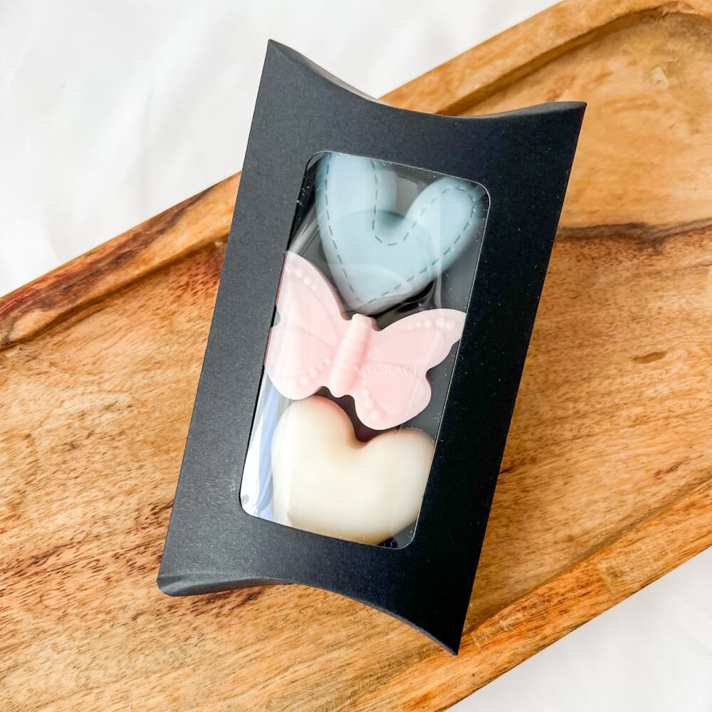 Ceară parfumată, fluturași/inimioare (wax melts ceară soia pură)