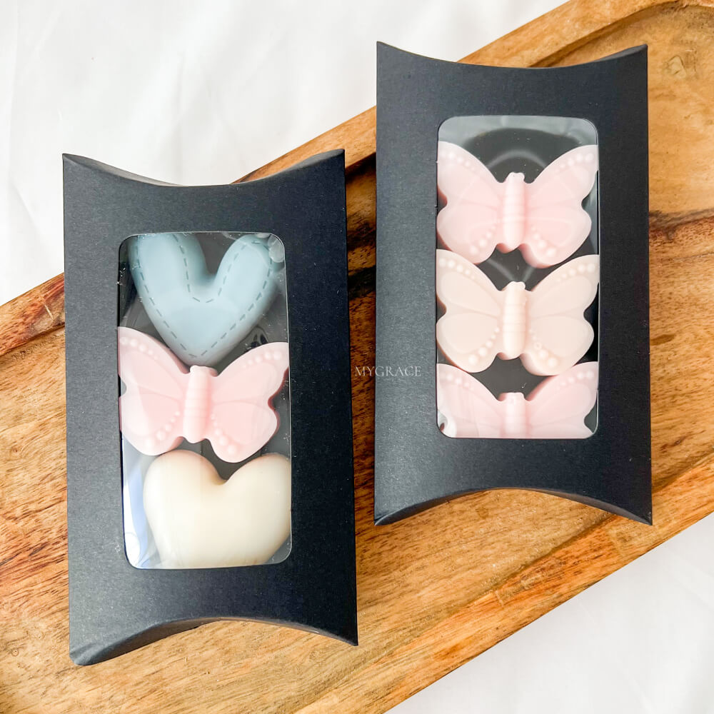 Ceară parfumată, fluturași/inimioare (wax melts ceară soia pură)