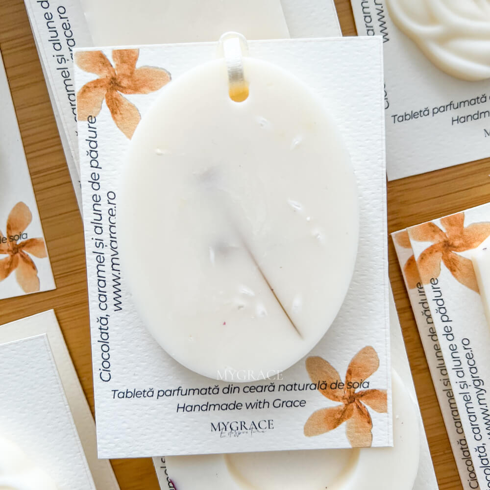 Odorizant dulap ”Ciocolată, caramel și alune de pădure”, ceară naturală