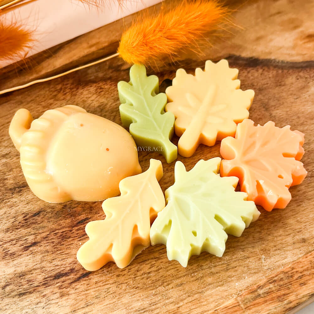 Ceară parfumată ”Autumn Leaves”, ceară naturală, mix parfumuri toamnă, 35 g