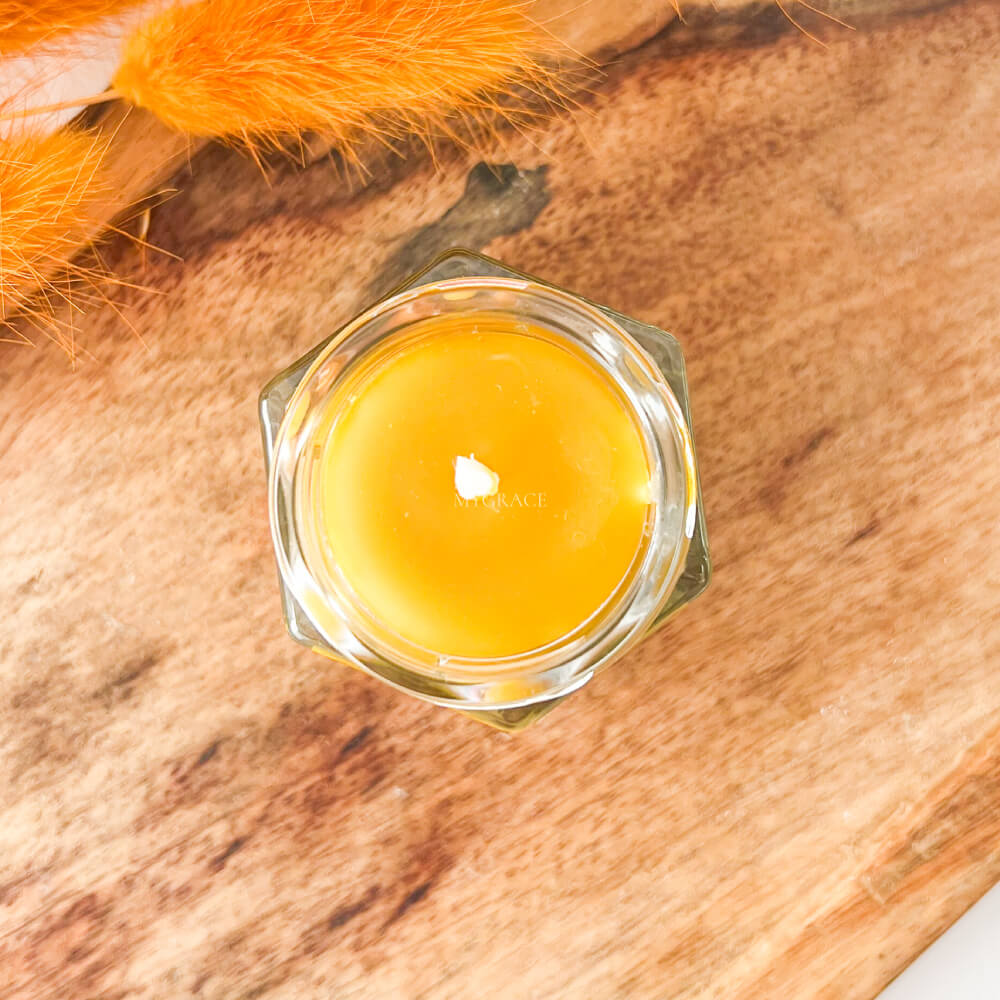 Lumânare ceară de albine, purificare aer, ceară de albine pură 100%, parfum natural miere