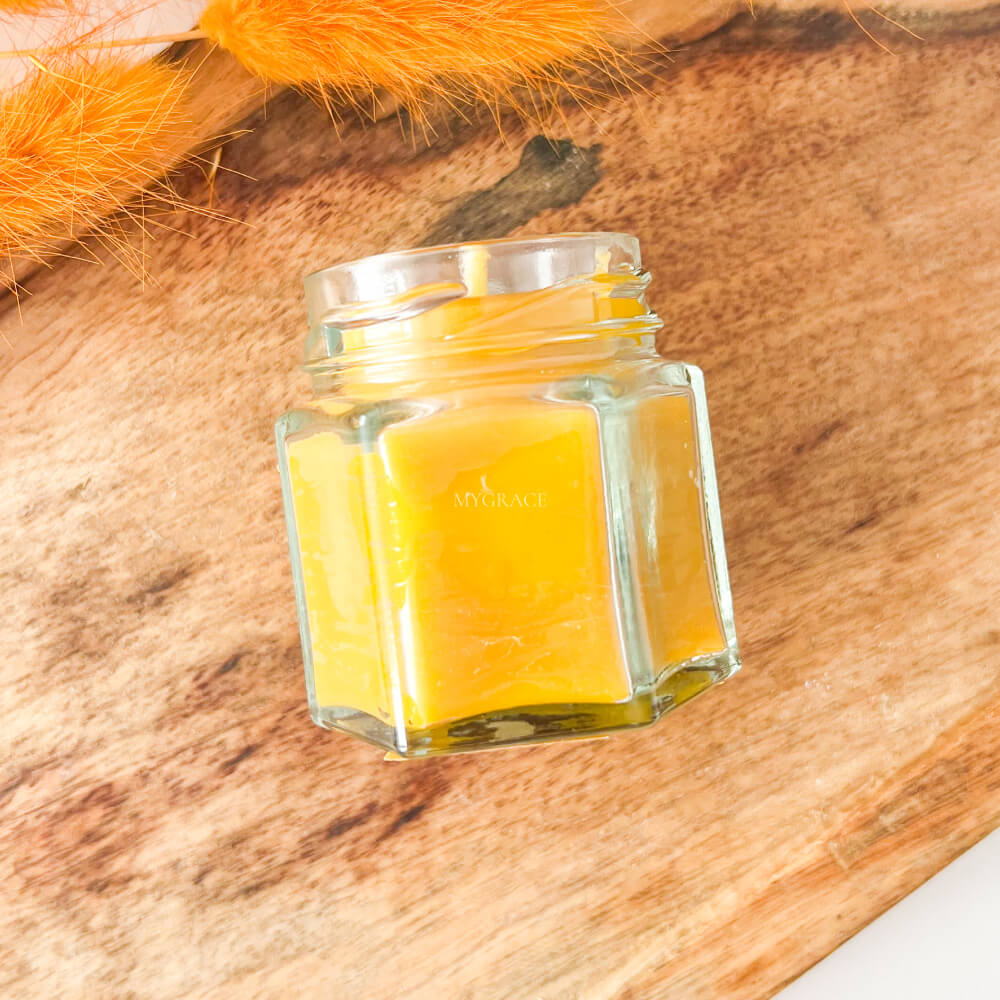 Lumânare ceară de albine, purificare aer, ceară de albine pură 100%, parfum natural miere