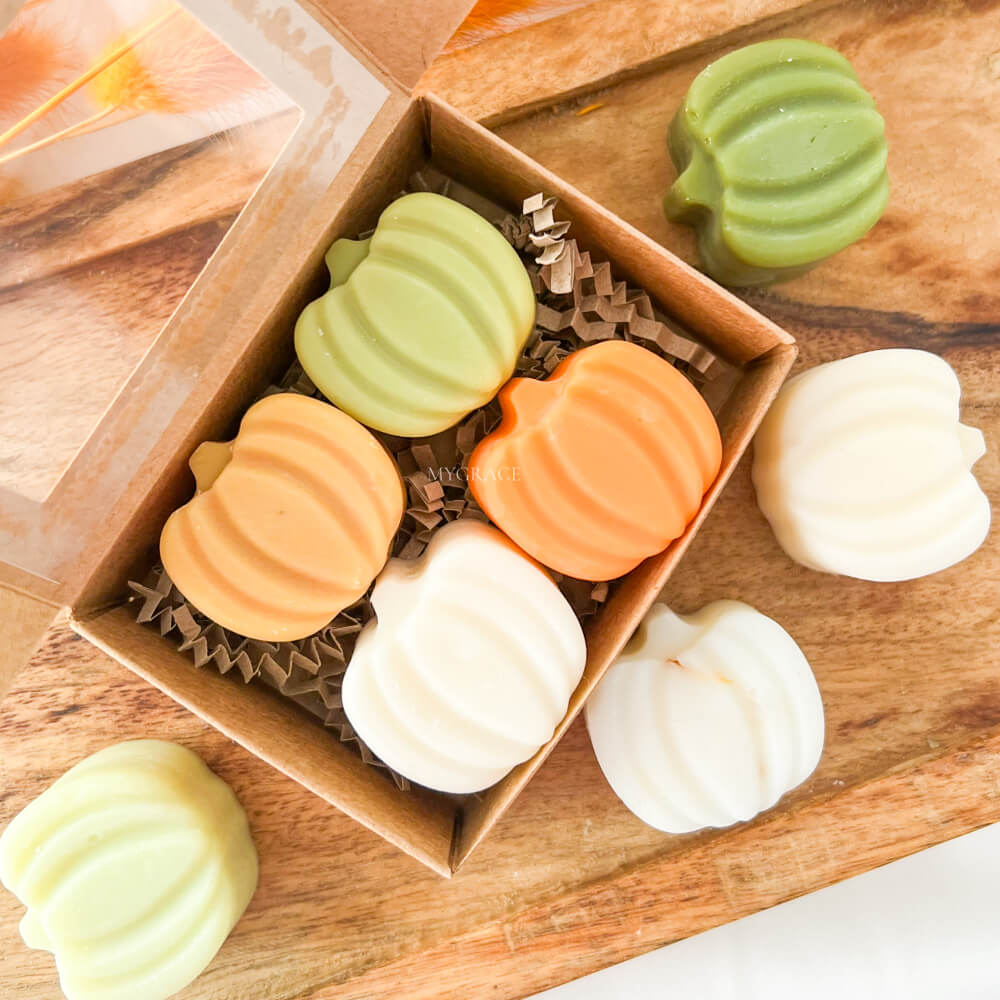 Ceară parfumată ”Pumpkin Party”, ceară naturală, mix parfumuri toamnă, 35 g
