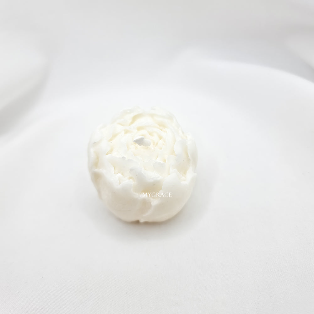 marturii nunta botez bujor mini lumanare decorativa parfumata ceara palmier MYGRACE