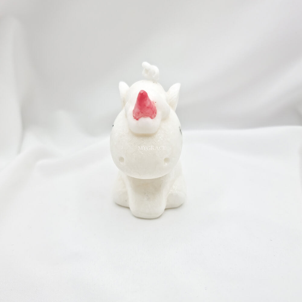 marturii botez unicorn lumanare parfumata ceara palmier MYGRACE