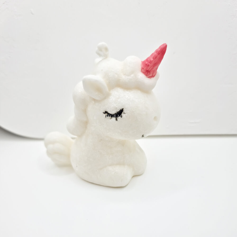 marturii botez unicorn lumanare parfumata ceara palmier MYGRACE