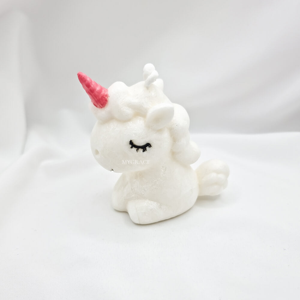 marturii botez unicorn lumanare parfumata ceara palmier MYGRACE