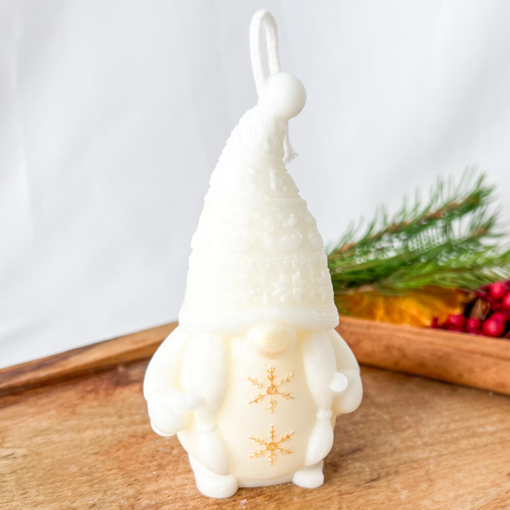 Lumânare Crăciun, parfumată, ceară naturală, Pitic morocănos, Ediție limitată Crăciun