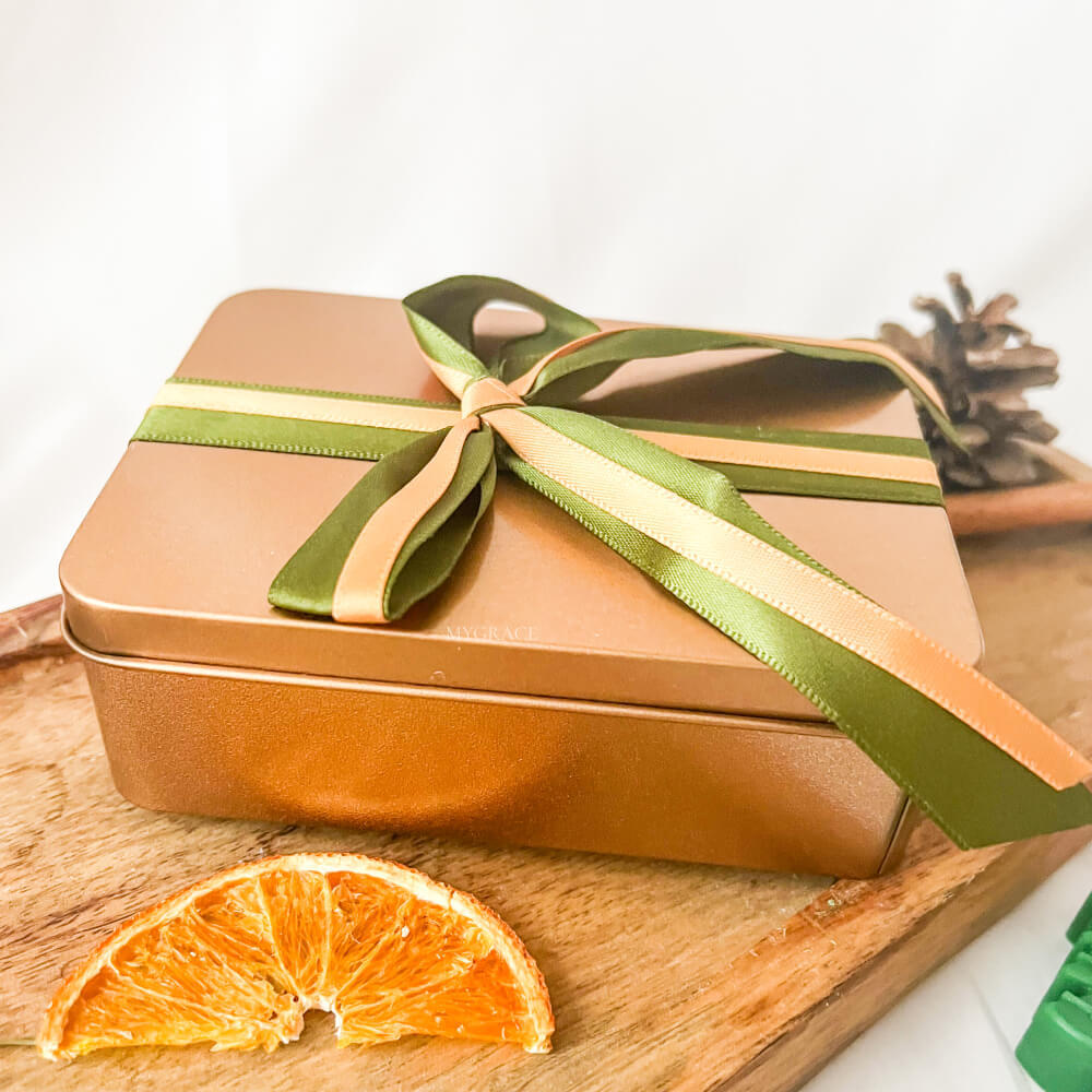 Cadou de Crăciun/Secret Santa ceară parfumată și lumânare Brad de Crăciun