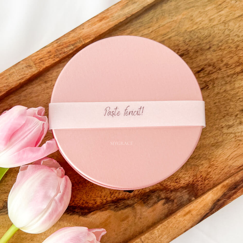 lumanare paste parfumata Paste fericit ceara soia vas aluminiu editie limitata MYGRACE