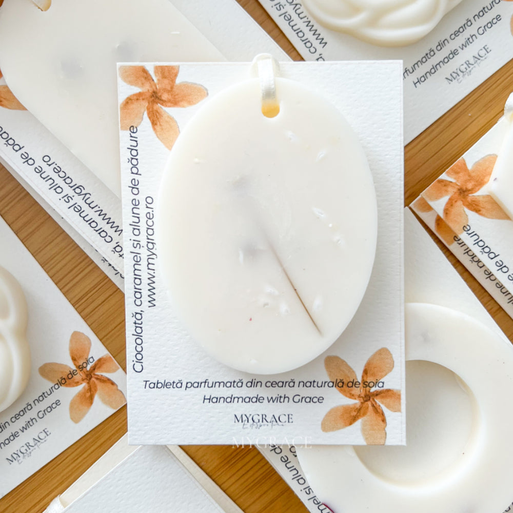 Odorizant dulap ”Ciocolată, caramel și alune de pădure”, ceară naturală