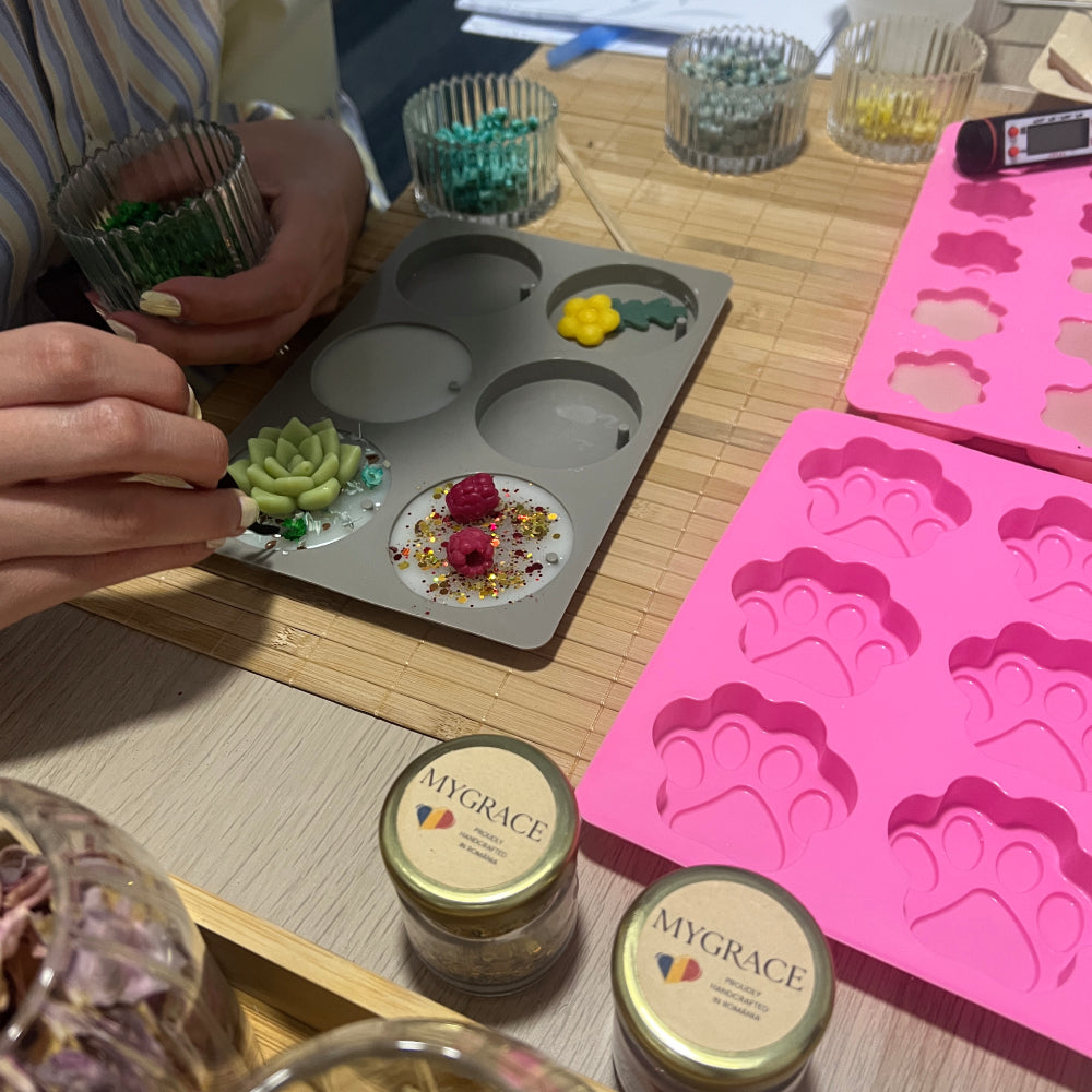 Cadou zi de naștere - experiență atelier de lumânări parfumate