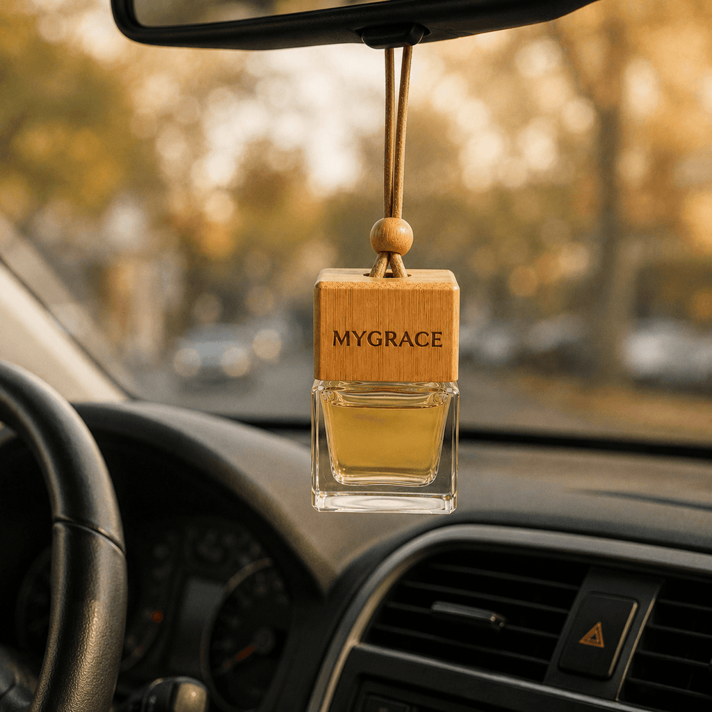 Odorizant auto MYGRACE agățat de oglinda retrovizoare a mașinii