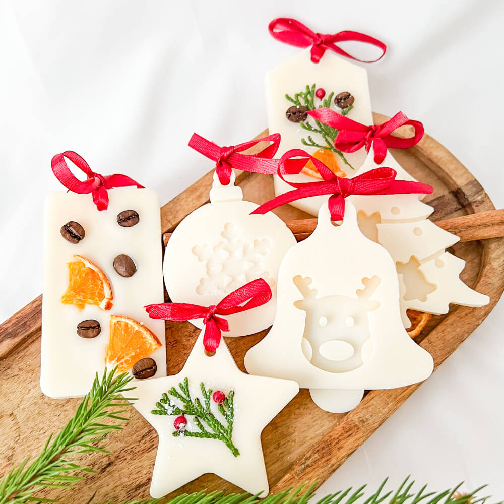 ornament Craciun parfumat ceara soia forma stea MYGRACE